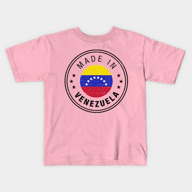 Made in Venezuela - vintage design Kids T-Shirt by verde